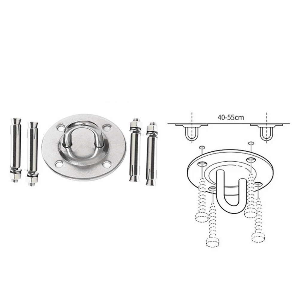 Gymnastics Rings - 1Set Industriële Kwaliteit Schommelstoel Kettinggesp Haak