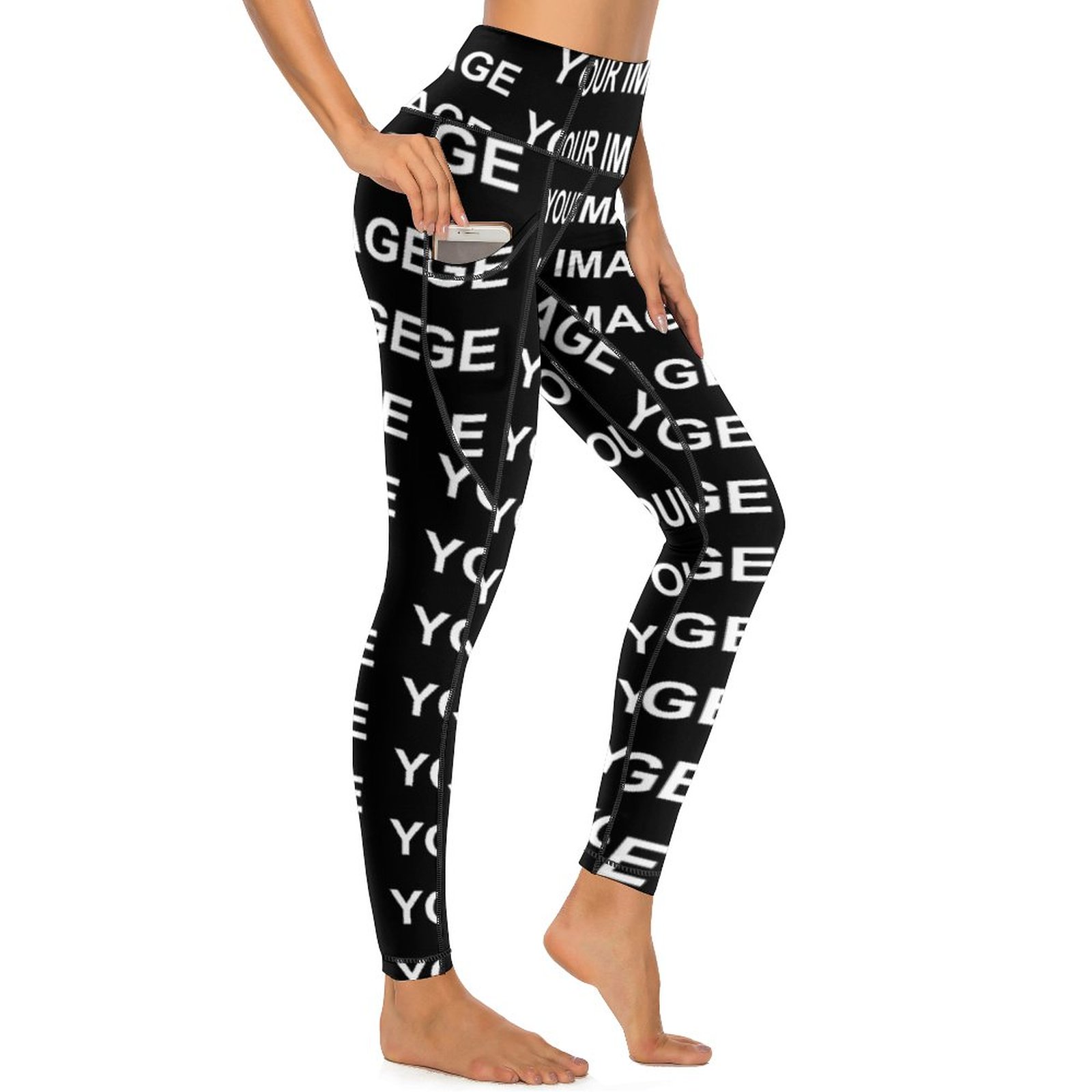 Yoga Fitness Images - Uw afbeelding Aangepaste kwaliteit yogabroek Op