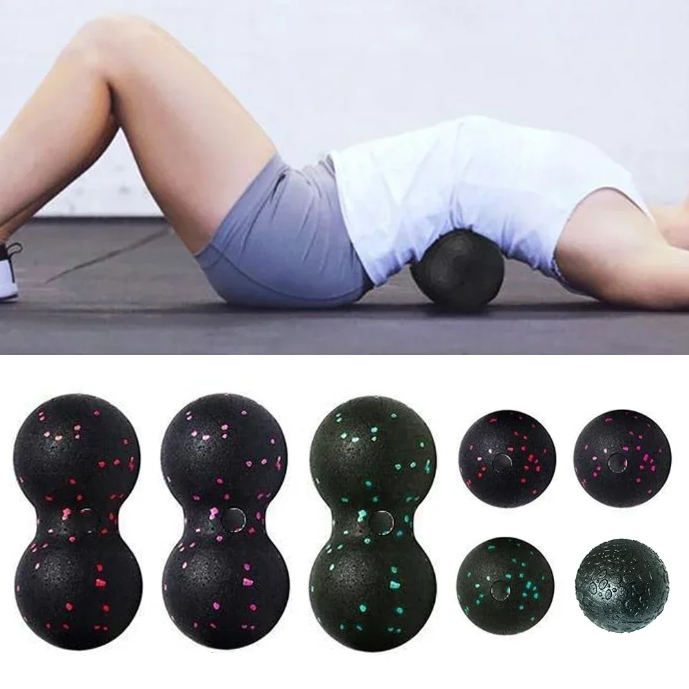 Yoga Fitness Ball - Peanut Balls Body Massage Fascia Bal