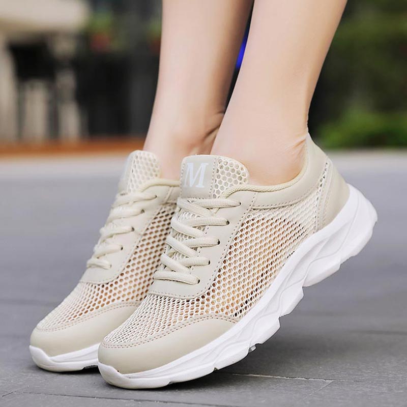 Yoga Fitness Online - Zomer Ademende Sneakers Vrouwen Mesh Dames