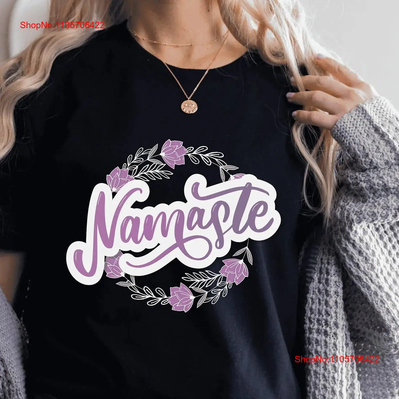 Yoga Fitness Teacher - Namaste Paars T-shirt Yoga Leraar Liefhebbers