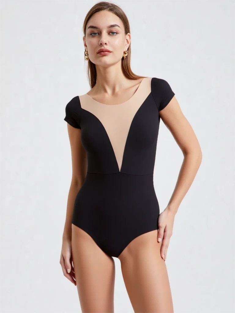 Yoga Fitness Teacher - Dames Deep V-hals Yoga Body's Korte