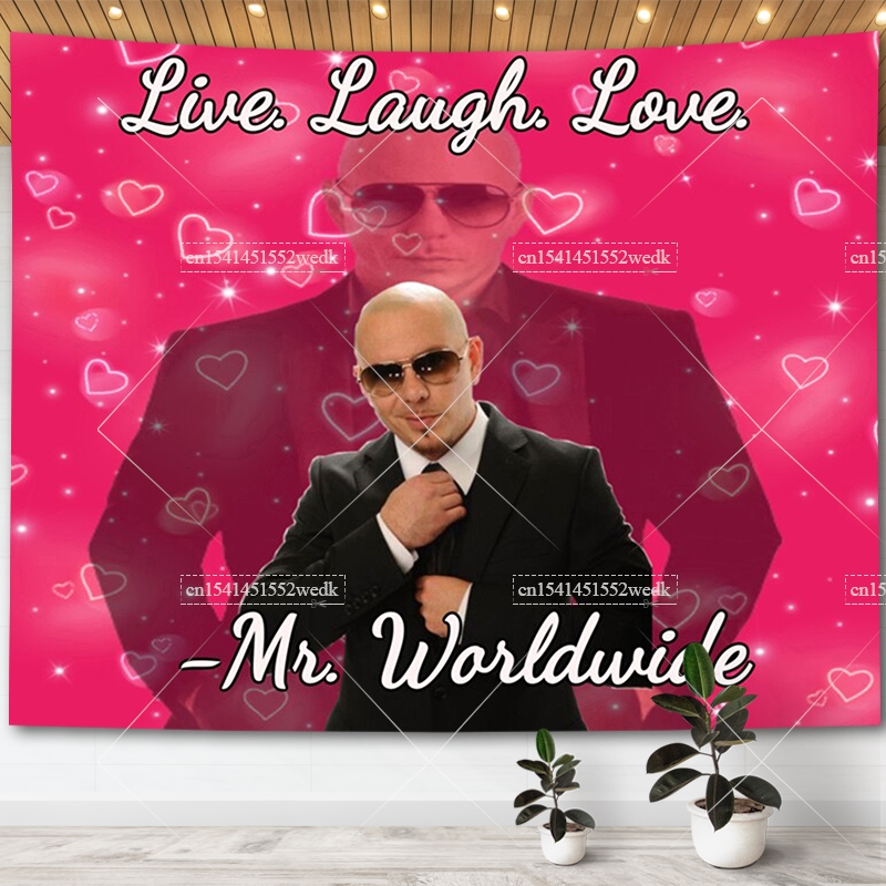 Yoga Fitness Mat - Mr. Worldwide zegt om lach te