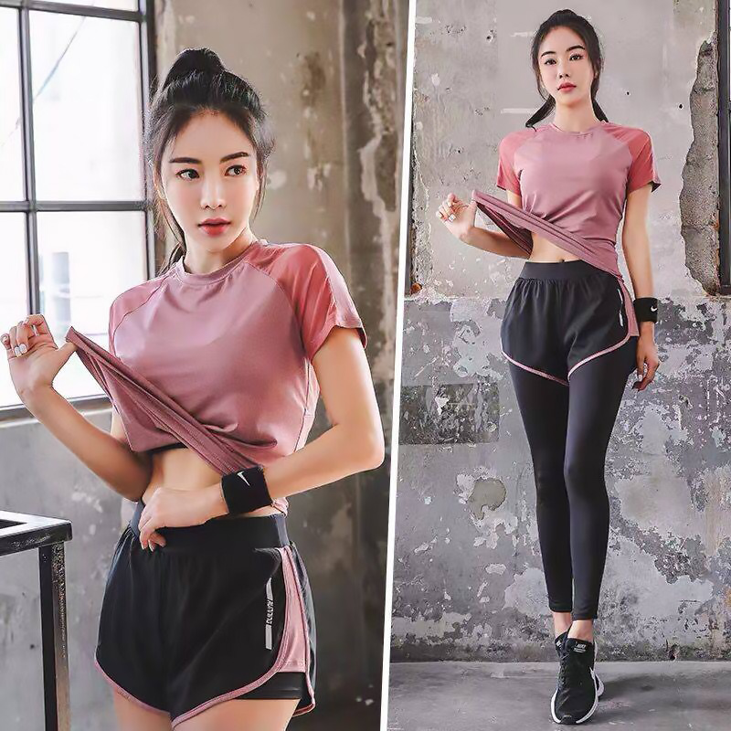 Yoga Fitness Online - Dames Yoga Sportkleding Set Ademend Snel