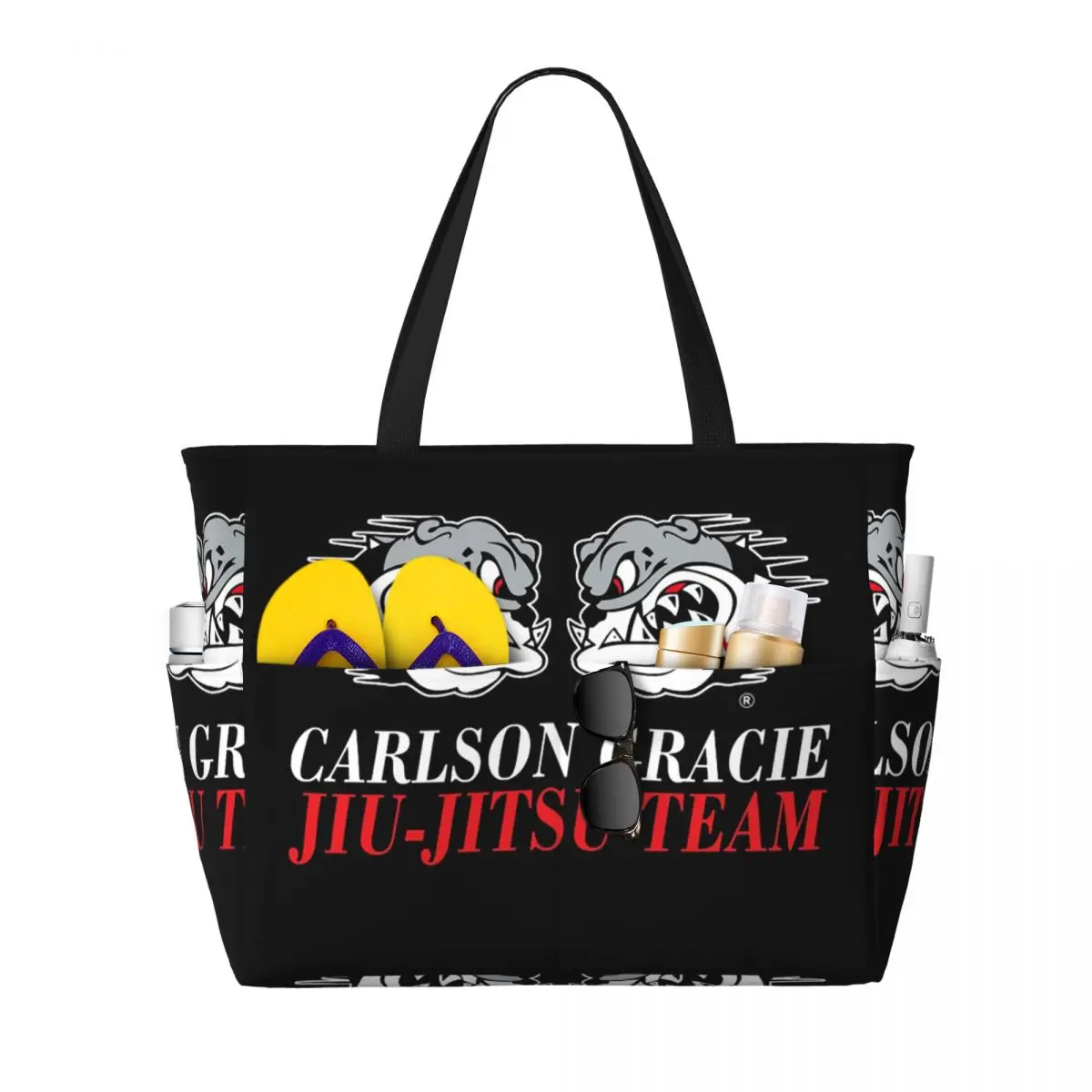 Yoga Fitness Jiu Jitsu - Carlson Gracie Jiu-Jitsu Team Logo Strandtas