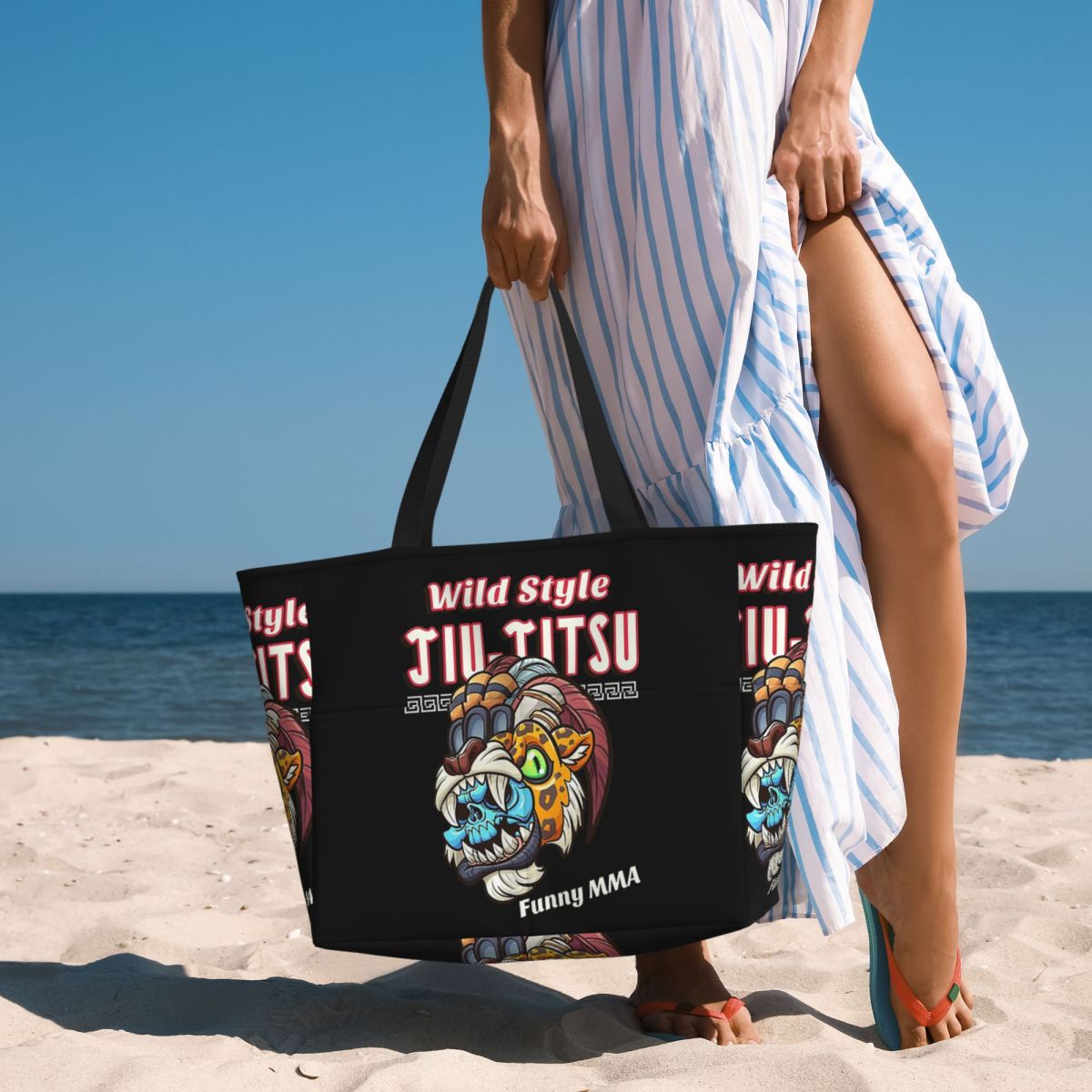 Yoga Fitness Jiu Jitsu - Jiu Jitsu Tijger En Draak Strand