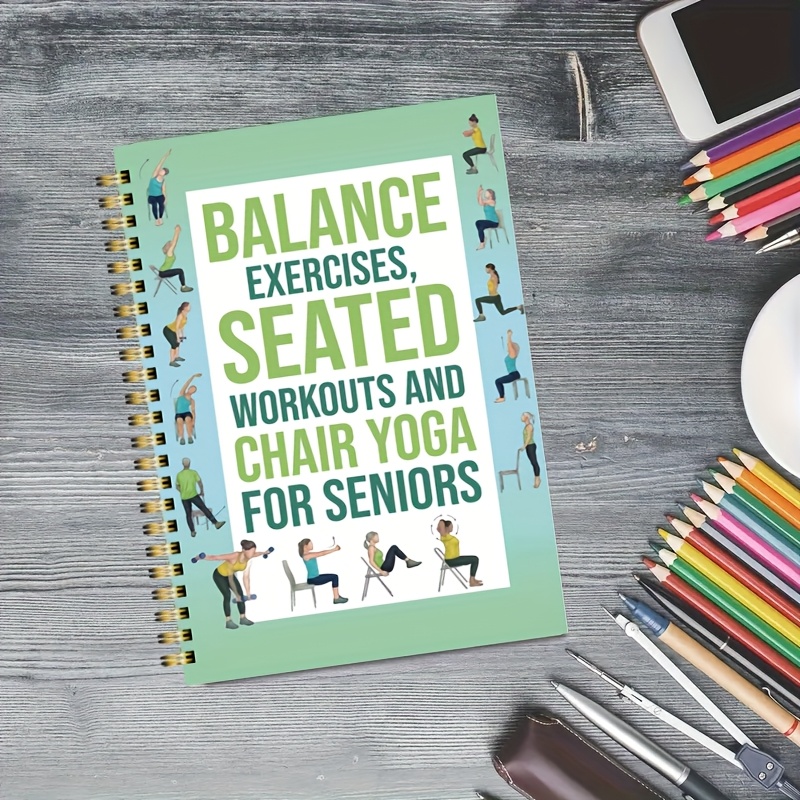 Stoel yoga oefennotitieboekje  - Yoga Fitness Journal recensie en prijs