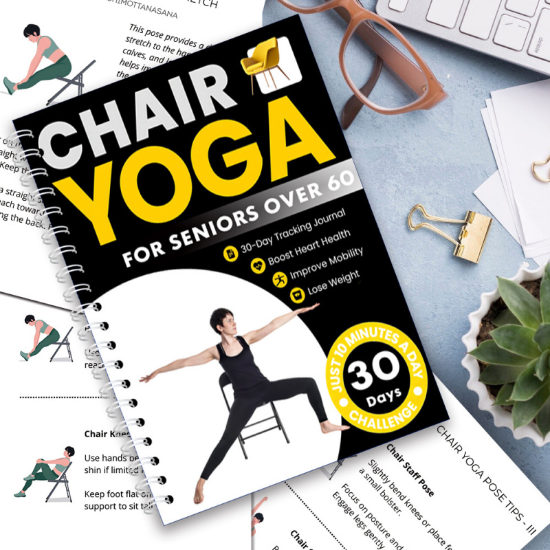 30-daagse stoelyoga fitnessgid - Yoga Fitness Journal recensie en prijs