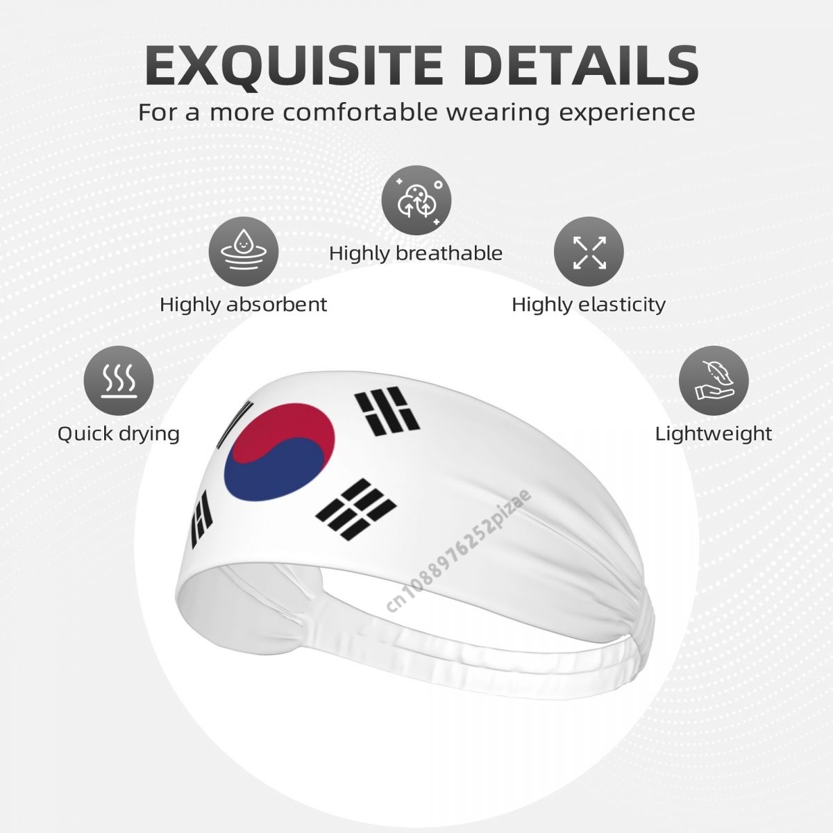 Zuid-Korea Vlag Mannen Vrouwen - Yoga Fitness Stretching Strap recensie en prijs