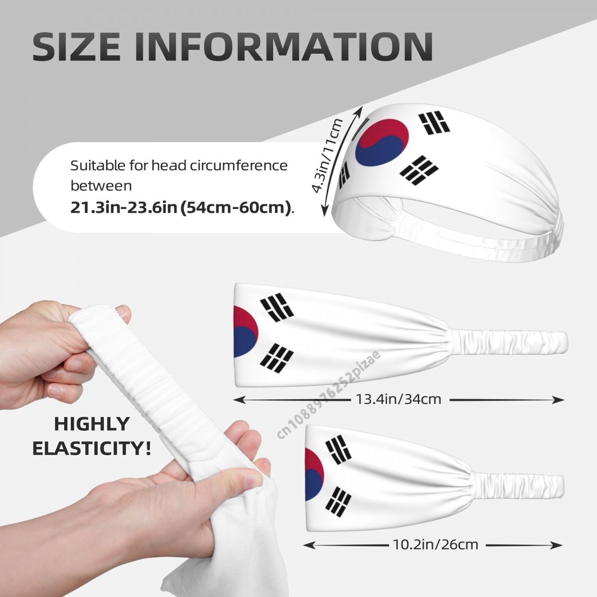 Zuid-Korea Vlag Mannen Vrouwen - Yoga Fitness Stretching Strap recensie en prijs