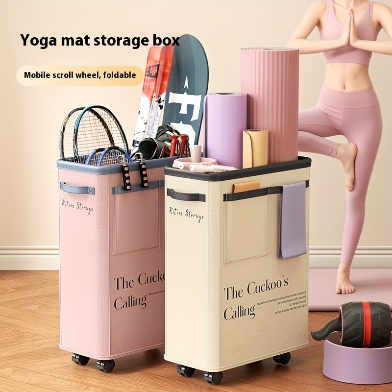 Yogamat opbergmand met wielen, - Yoga Of Fitness Mat recensie en prijs